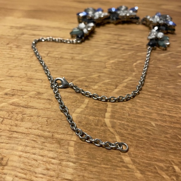 Necklace Fashion Jewelry Blue Geometric Pattern Accessory - Picture 6 of 8